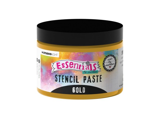 texturovací reliefni strukturovaci pasta zlata