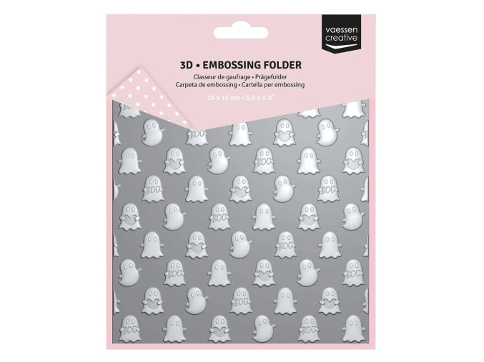 embossovaci kapsa duchove halloween ve velké velikosti