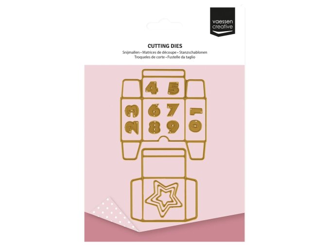 vyrezavaci sablona adventni kalendar krabicka