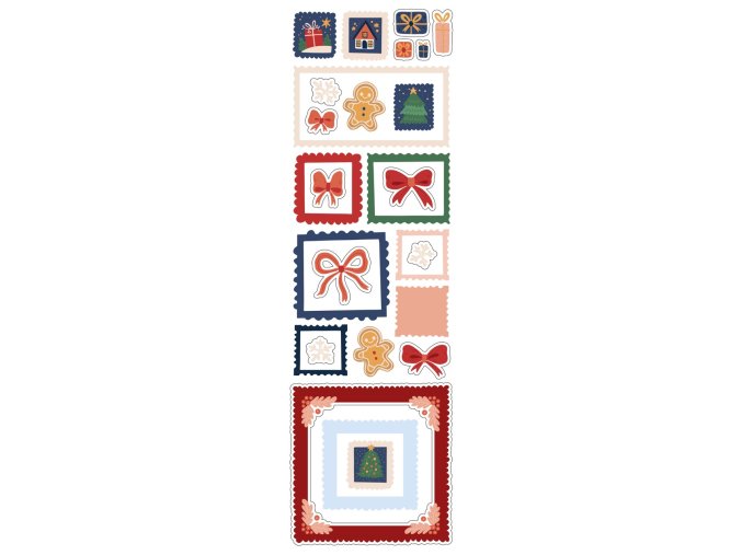 vanocni papirove vyseky znamky