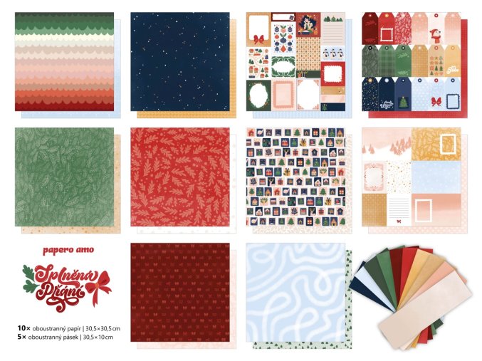 vanocni vzorovane papiry
