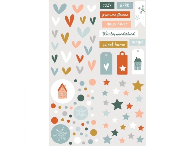 puffy samolepky tvary