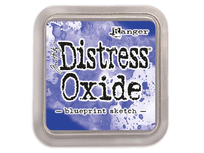 distress oxide tim holtz blueprint sketch