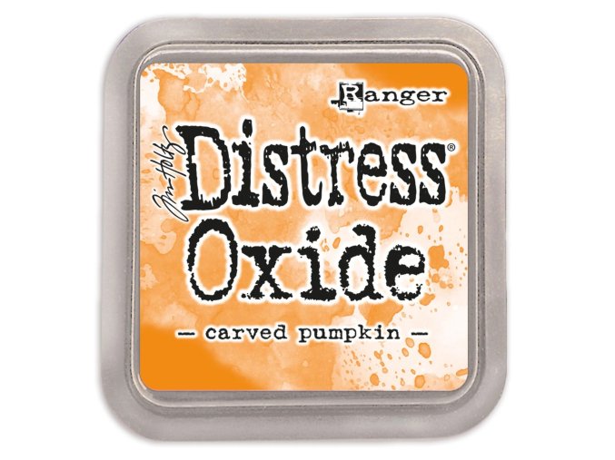 distress oxide tim holtz carved pumpkin