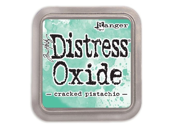 distress oxide tim holtz cracked pistachio