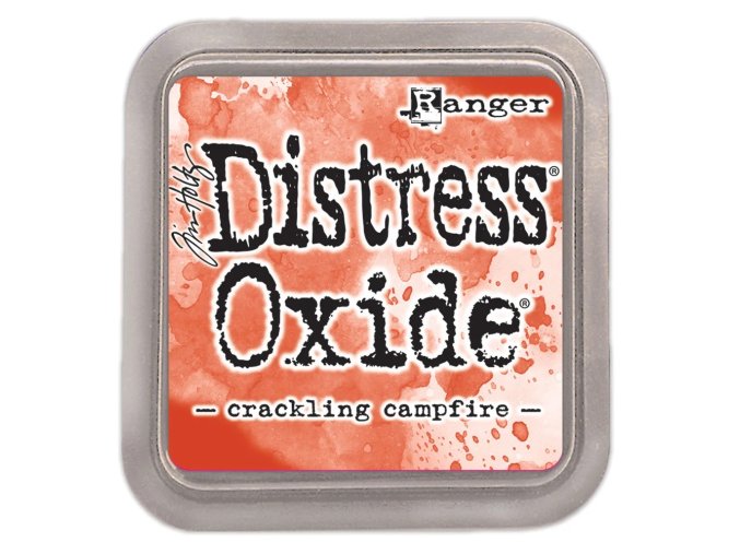distress oxide tim holtz crackling campfire
