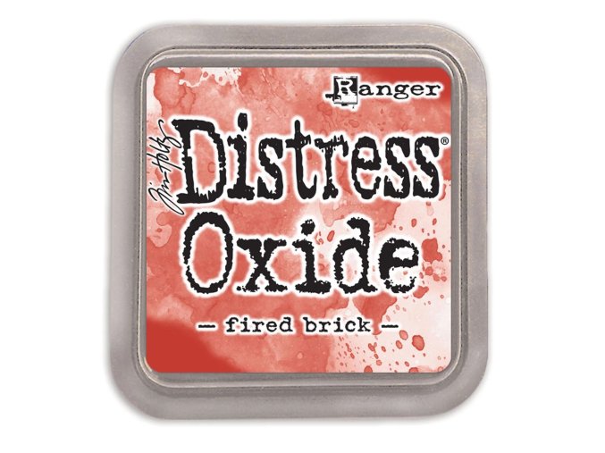 distress oxide tim holtz fired brick