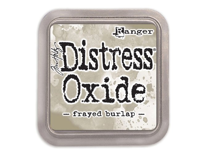 distress oxide tim holtz frayed burlap