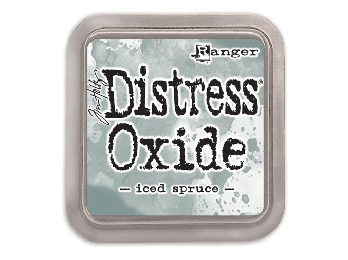 distress oxide tim iced spruce