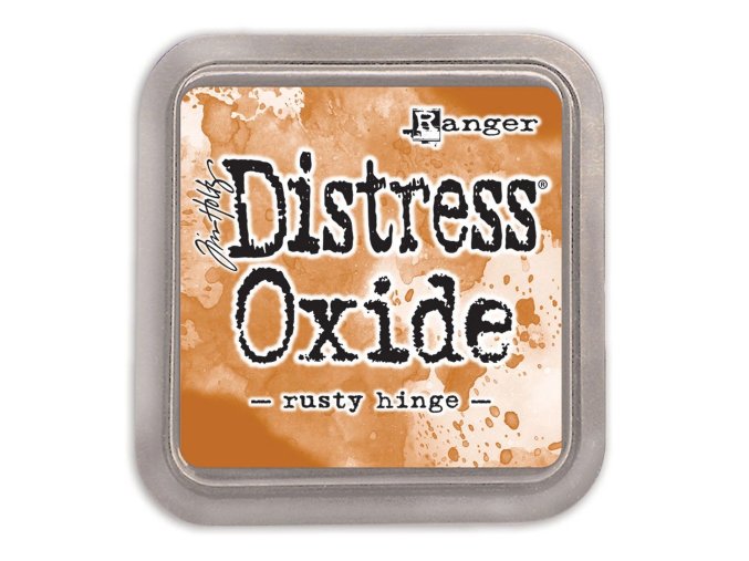 distress oxide tim holtz rusty hinge