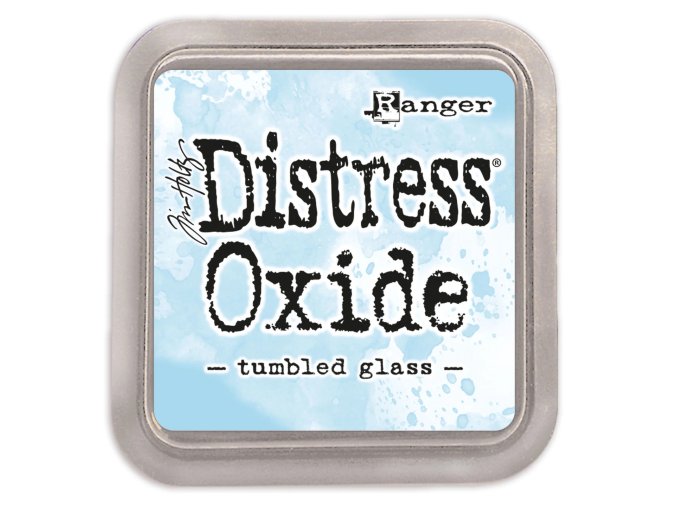 distress oxide tim holtz tumbled glass