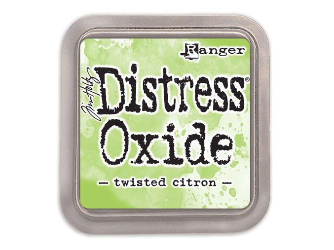 distress oxide tim holtz twisted citron