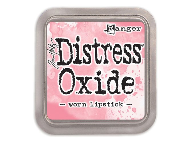distress oxide tim holtz worn lipstick