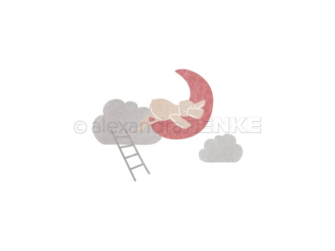 vyrezavaci sablony renke zajicek na oblacku