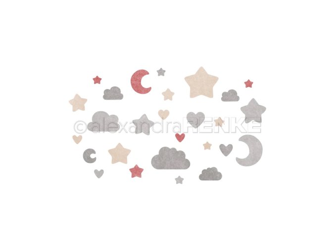 vyrezavaci sablony renke konfety hvezdna obloha