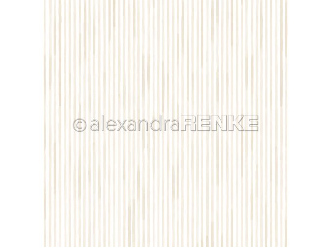 scrapbookovy papir alexandra renke pruhy bezova