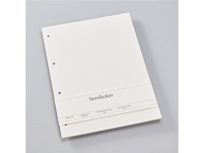 fotokarton 4 dirky kremove bily