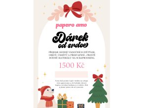 paperoamo vanocni darkovy poukaz 1500
