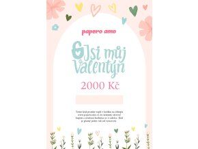 darkovy poukaz valentyn 2000
