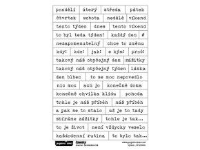 12357 samolepky cernobila tyden