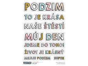 Samolepky - MŮJ PODZIM / To je krása