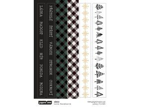 12915 samolepky vanoce pasky