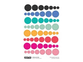 Samolepky - BAREVNÉ PUNTÍKY