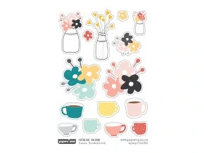 13233 samolepky vikend kytky