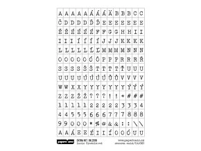 13314 samolepici abeceda mala na ceste bila