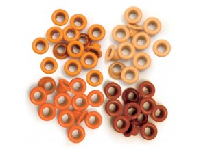 PRŮCHODKY - Eyelets Standard - ORANŽOVÉ