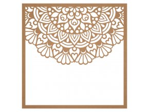 vysekova ctvrtka mandala kraft