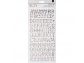 Samolepící chipboardová abeceda - MAGICAL FOREST / Park