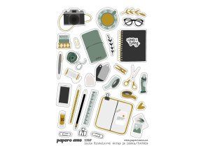 SCRAP samolepky papir 2