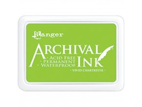 Razítkovací barva RANGER / Archival - VIVID CHARTREUSE
