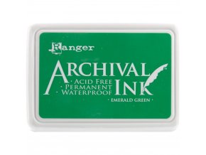 Razítkovací barva RANGER / Archival - EMERALD GREEN