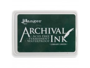 Razítkovací barva RANGER / Archival - LIBRARY GREEN