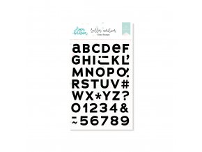 LBL0137 Sello acrílico 15x20 cm colección ALFABETO UP&DOWN BOLD