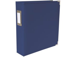 SCRAPBOOKOVÉ ALBUM koženkové 8.5"X11" - COBALT