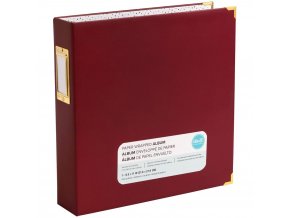 SCRAPBOOKOVÉ ALBUM PAPÍROVÉ 8.5"X11" - MAROON