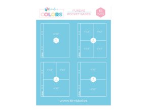 Fundas para Albumes 6x8 Kimidori Colors Pack variado