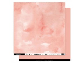 papier uni n16 rose corail