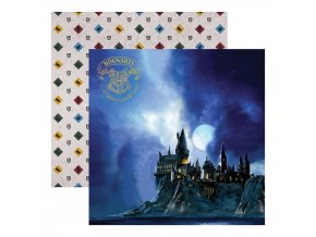 Scrapbookový papír - HARRY POTTER / Hogwarts