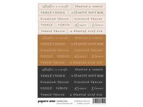 CARDkit vanoce 2021 samolepky papir 2 Kreslicí plátno 1