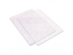 Sizzix plates for BIG SHOT carving machine - Silver Glitters