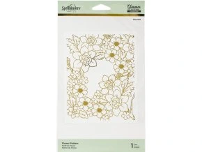 36096 nahrivaci deska pro hot foil system flower pattern