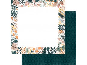 SCRAPBOOK PAPER - TIME FOR TEA / #03 Autumn window