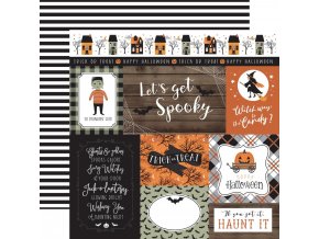 Scrapbook papír - SPOOKY / Multi Journaling Cards