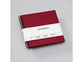 spiral photo album piccolino black pages burgundy (1)