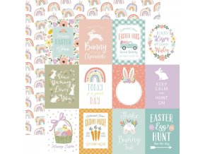 Scrapbook papír - IT´S EASTER TIME / 3"X4" Journaling Cards