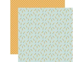 39753 scrapbook papir it s easter time carrot patch